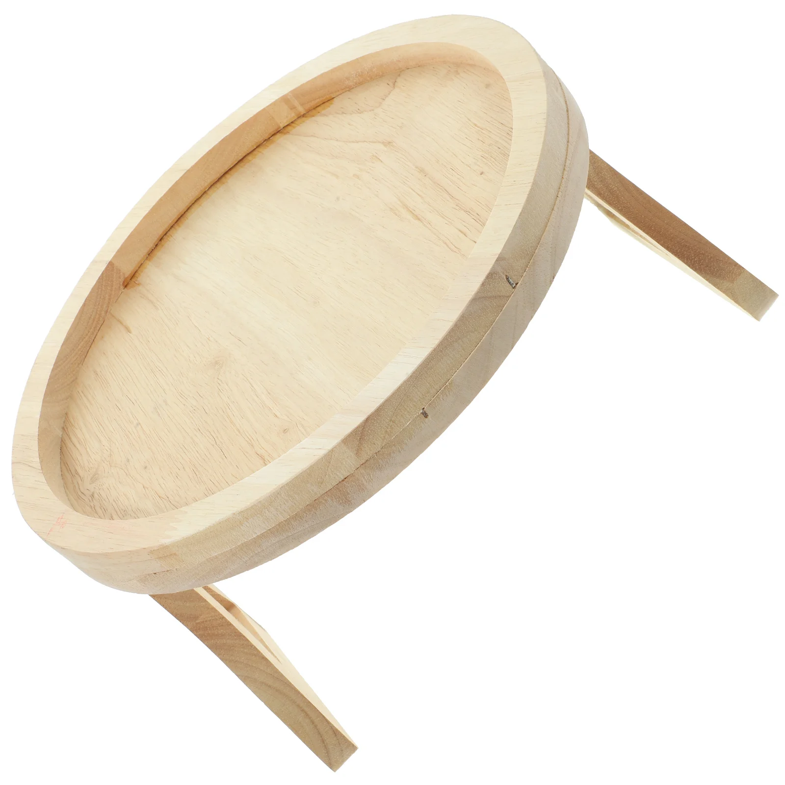 

Круглый деревянный поднос для десерта, подлокотник для рук, подлокотник для закусок, кушетки, на стол, многофункциональный подстаканник, складные закуски