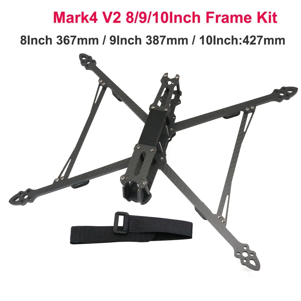Sc6a0e77625034799bad8030c21f40e3aq.jpg Cadre TrueX entièrement en fibre de carbone 3K pour kit de caméra FPV, Mark4, V2, Mark 4, 7 pouces, 295mm, 8 pouces, 367mm, 9 pouces, 387mm, 10 pouces, 427mm
