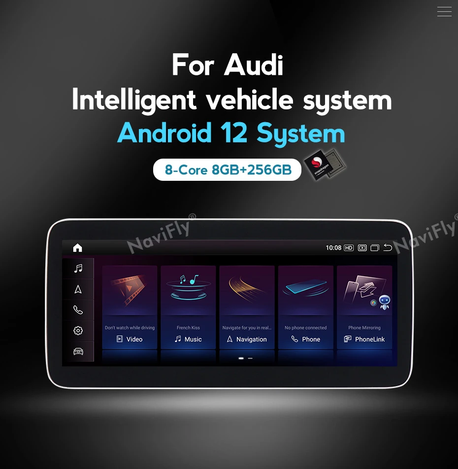 Магнитола Для Авто 8-Ядерный Автомобильный Радиоприемник Android.