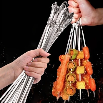 Stainless Steel BBQ Skewers 1