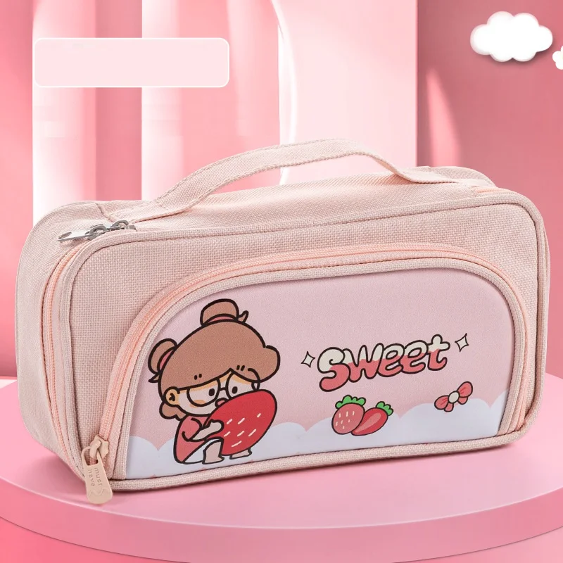 五寸釘　ソフビ　Bell XialiMu 開封　箱付き　カード付き Cartoon Pencil Bag Pen Case Kawaii PU & Canvas Handbag Multi
