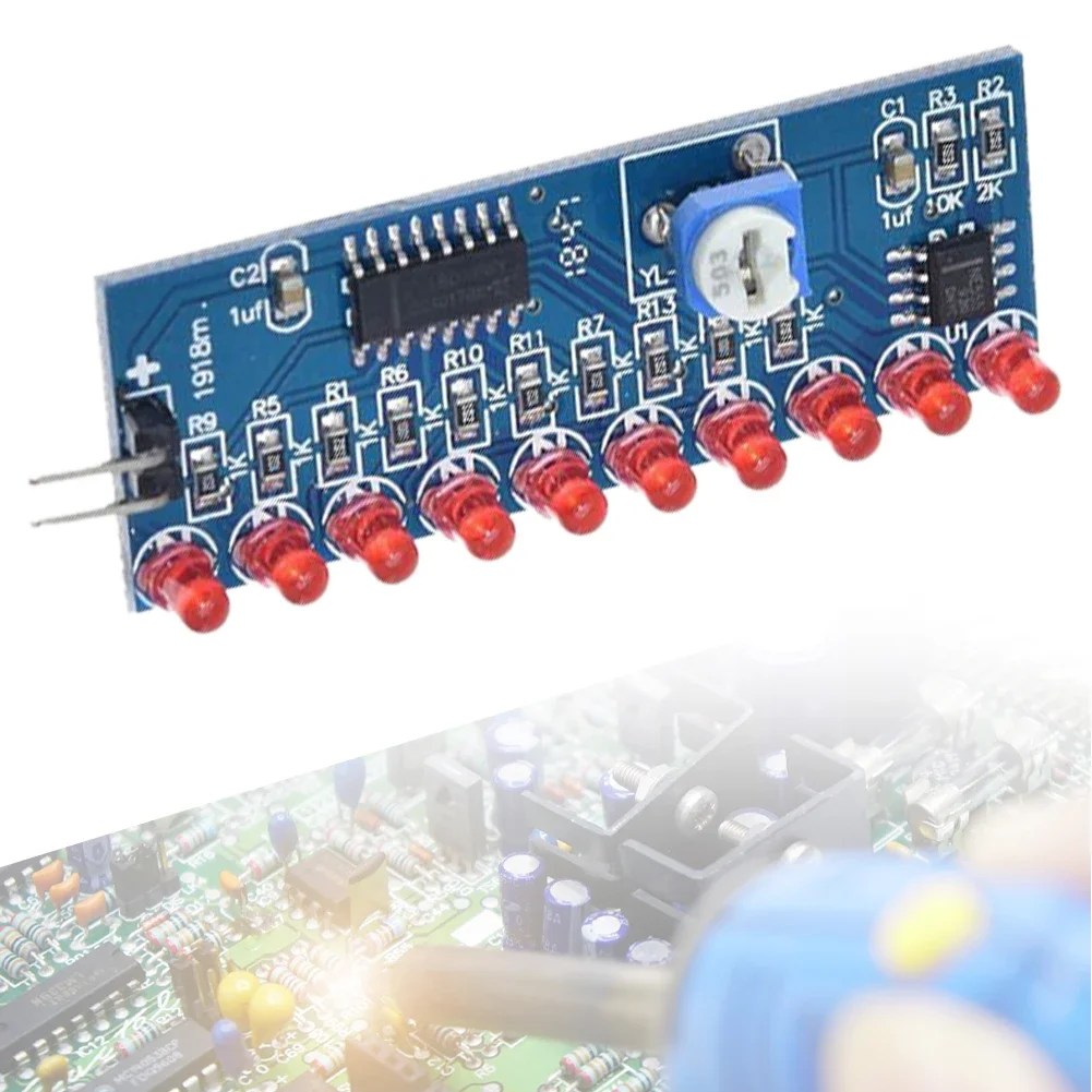 Smart Electronics Kits NE555+CD4017 Light Water Flowing LED Module DIY Kit
