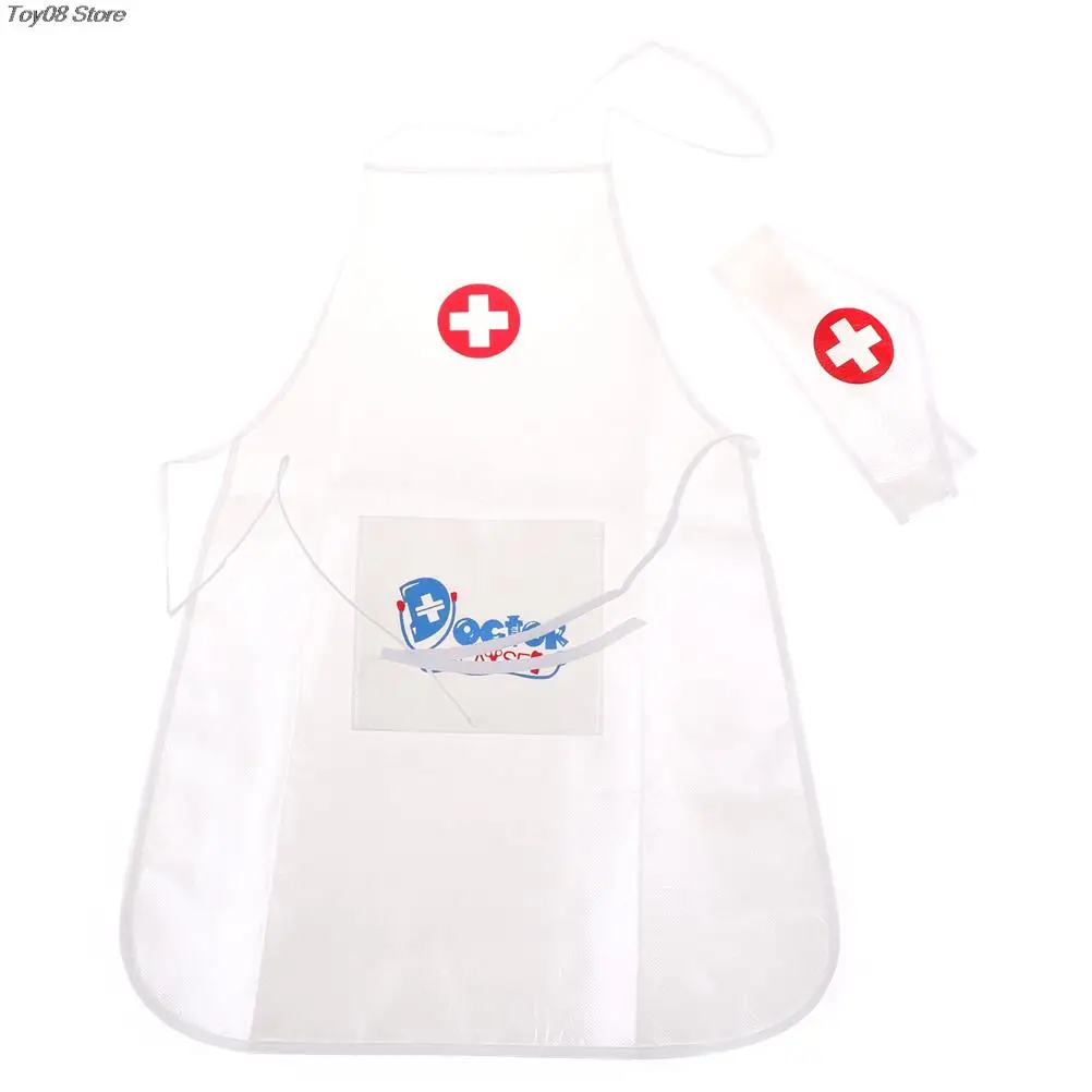 Hot New 1 Clothing 1 Hat Pretend Play Toy Set Doctor Clothing Toys Children Play Role Doctor Nurse Set for Children Girl Toy 3