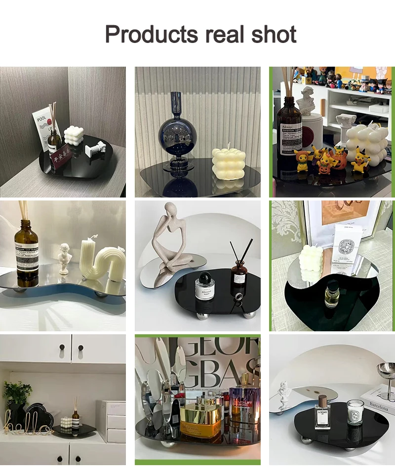 Vassoio Decorativo Rotondo Nero 26 Cm - In Melamina Per Casa, Cucina, Bagno - Foto 10