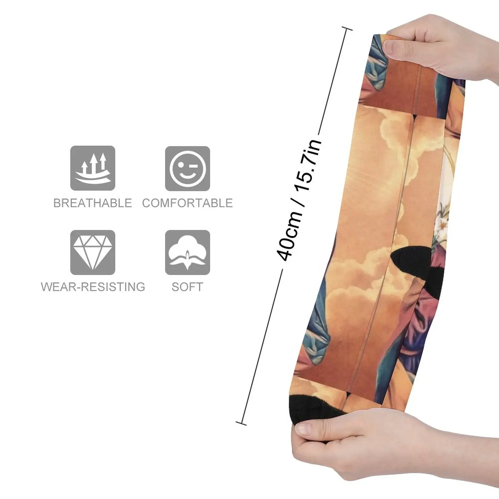 Timothée Chalamet Jesus God Socks designer socks Run Men's sock