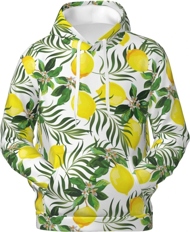 thumbnail image 1 of New Fashion 3D Printed Fruit Pattern men's Hoodie Casual Street men's And women's Sportswear couple's Outfit New Hoodie 2024, 1 of 5