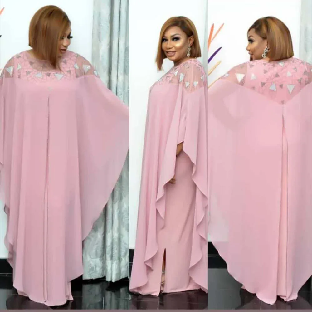 

African Women's Plus-size Dress Fashion Chiffon Patchwork Gauze Plus Inner Skirt Front and Back Pressed Drill ML103Q99