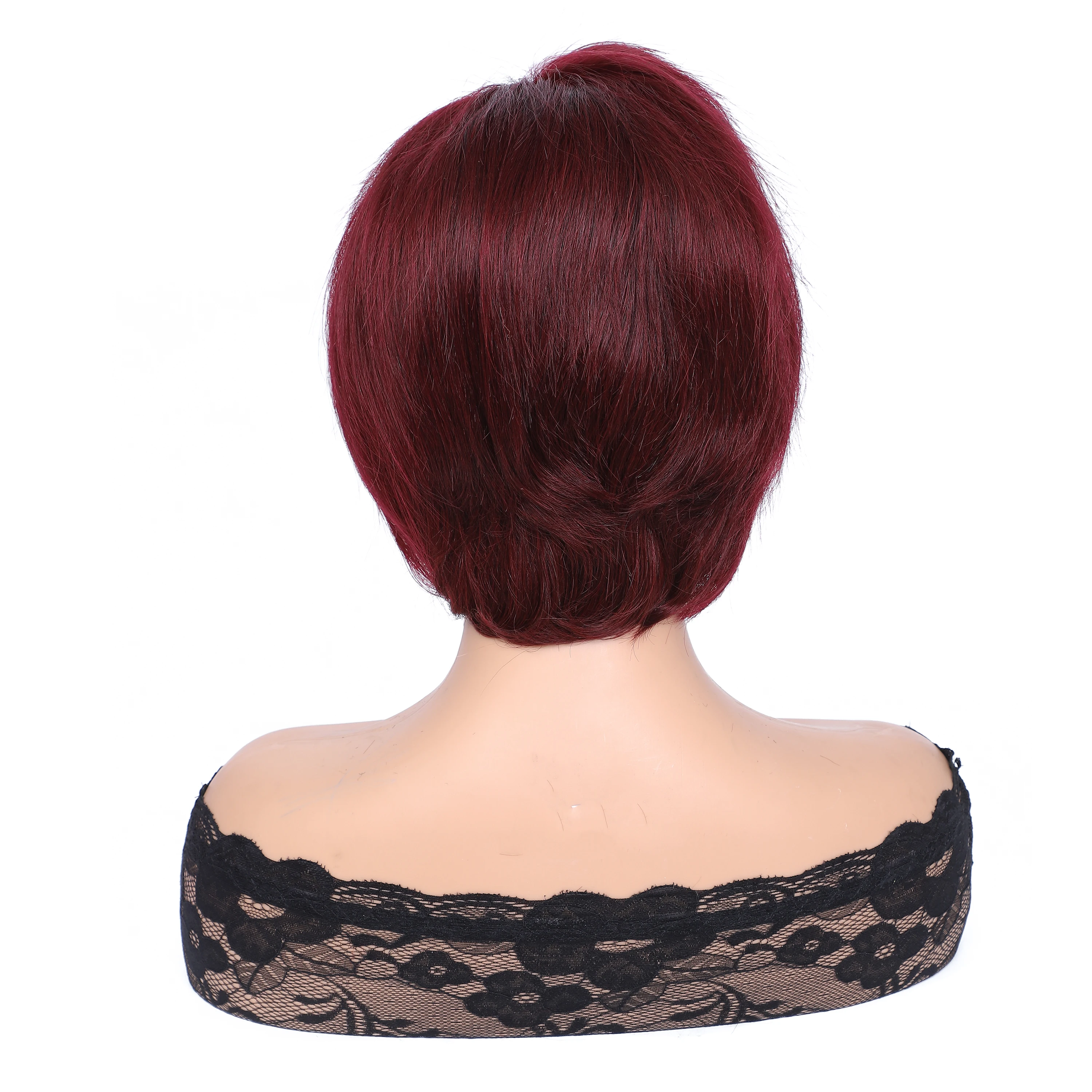 13x4 Pixie Cut Wig Lace Human Hair Wigs for Women Straight Short Bob Wig Lace Frontal Wig Prepluck Brazilian Human Hair Wigs