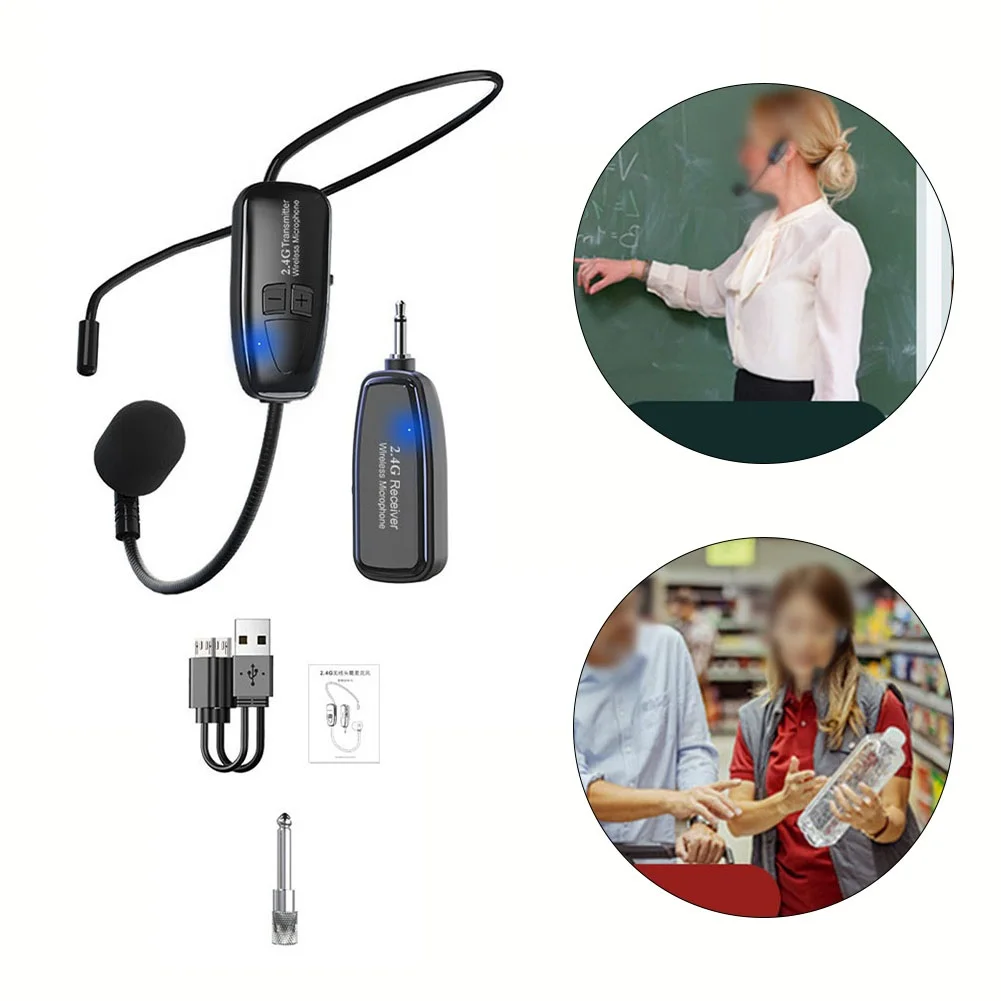

DC3.5V-5.5V UHF беспроводная гарнитура микрофон портативный микрофон голосовые усилители для сцены 17*4*4 см аксессуары для электрических инструментов