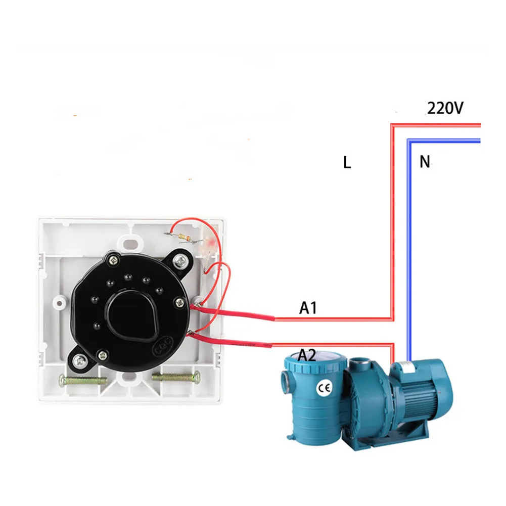Advanced Digital Timer Control Switch - Electronic Countdown Controller, AC250V 15A