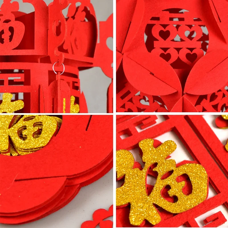Chinese Lanterns Paper Lanterns New Year Festival Wedding Party Decoration Pendant Lantern Ornaments Home Decor