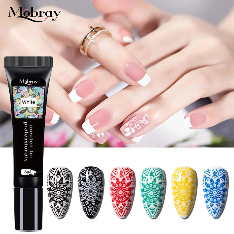 Gel Polish 8ml Nail Stamping Gel Colorful Varnish Soak Off Varnish