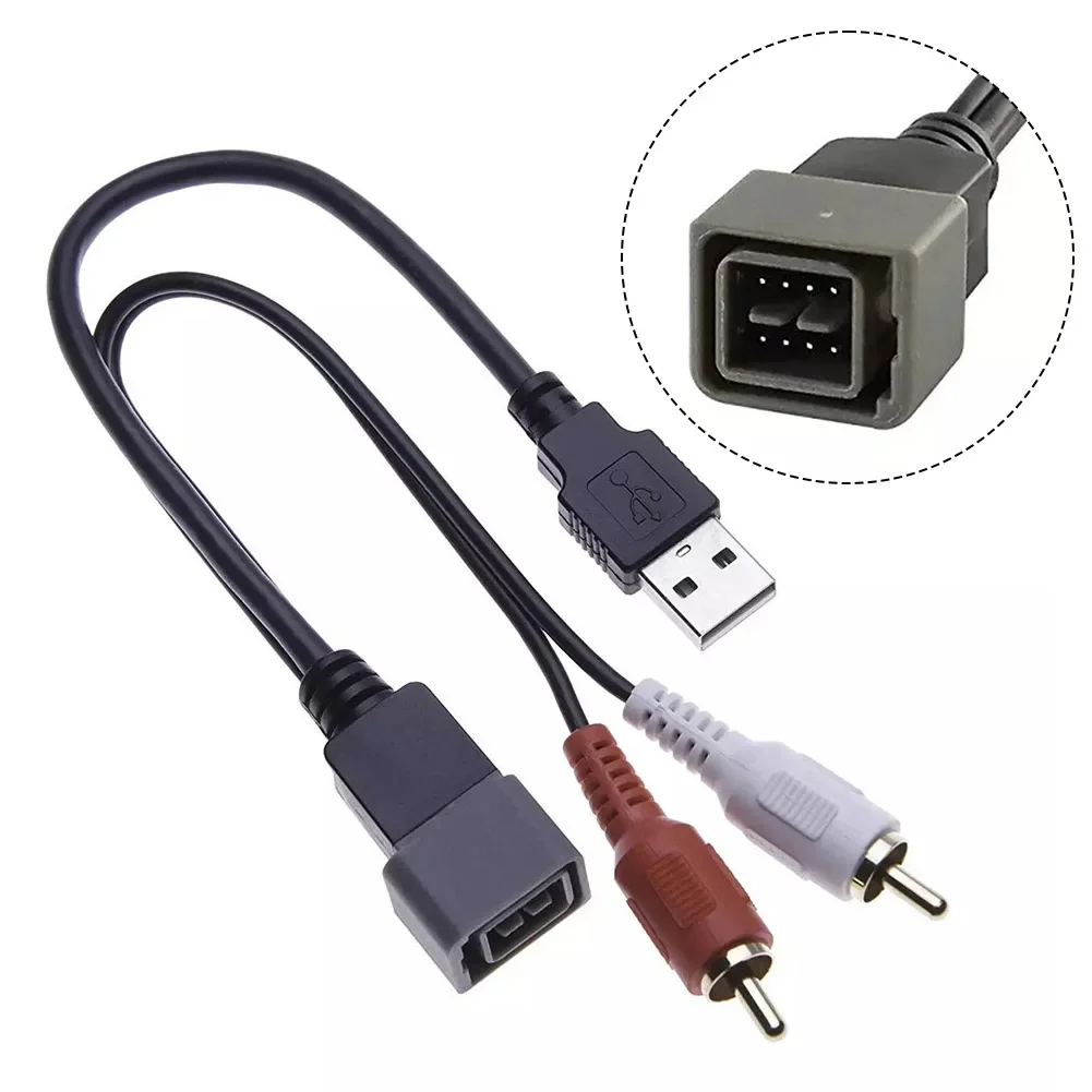 USB AUX Retention Adapter Cable for Nissan Qashqai J10 and Micra K13 Connect USB Devices to Car Audio System car audio usb adapter