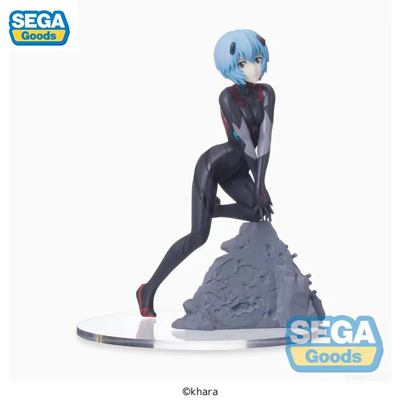 

SEGA оригинальные неоновые фигурки героев аниме GENESIS EVANGELION EVA Ayanami Ray коллекция украшений детская игрушка Рождественский подарок на день рождения