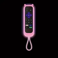 Glow in the dark cute cat's ears shaped silicone universal remote control cover with  for TCL Hisense Roku TV remote control - Image 6