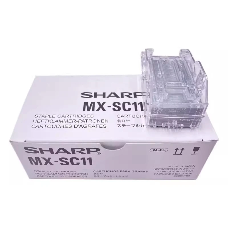 

Original New MX-SC11 Staple Cartridge - Box of 3 for Sharp MX 2630N 3050N 3050V 3070V 3550N 3550V 3570V 4050N 4050V 4070V 5050N