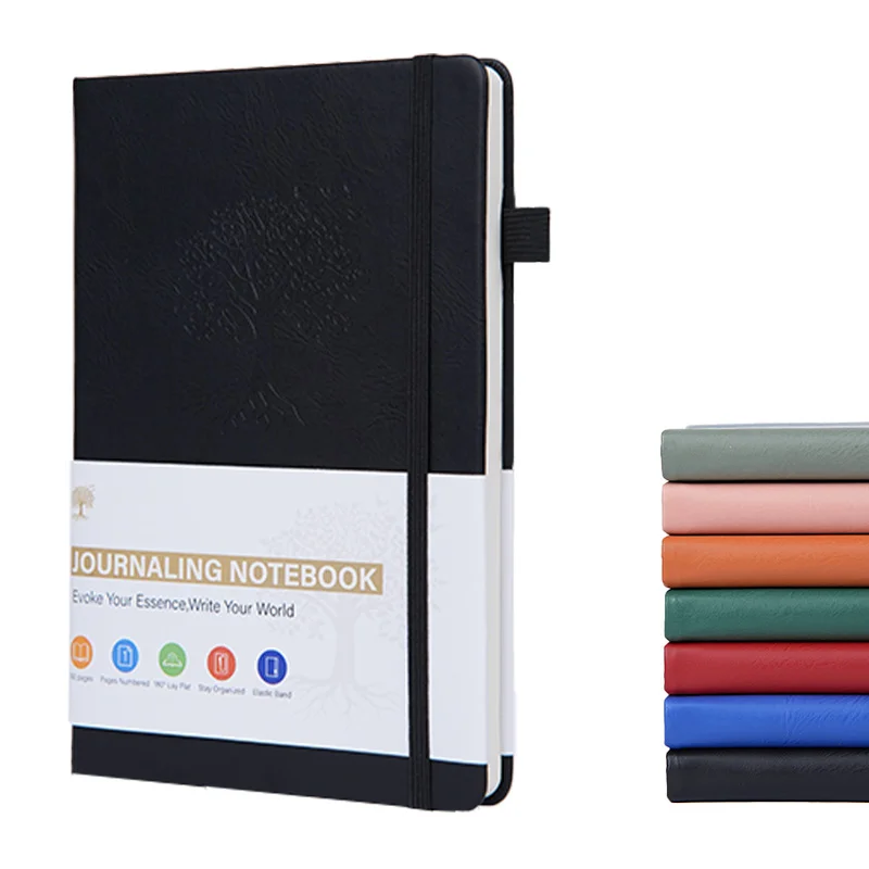 Leather Hardcover Lined Journal for Work, Travel, and Daily Journaling