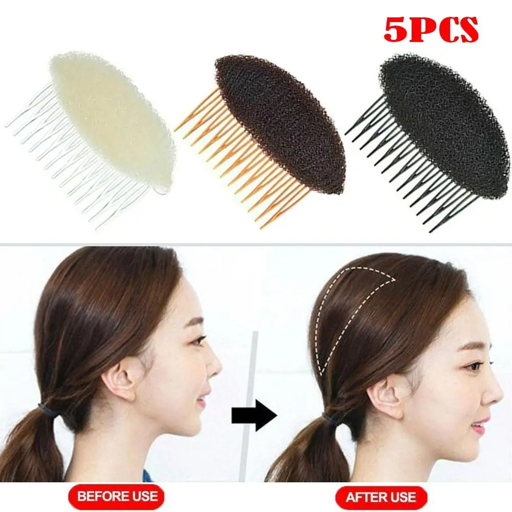 

Plastic/Resin Fluffy Hair Pad Hair Volume Combs Portable Heighten Hairpin Forehead|Princess Style