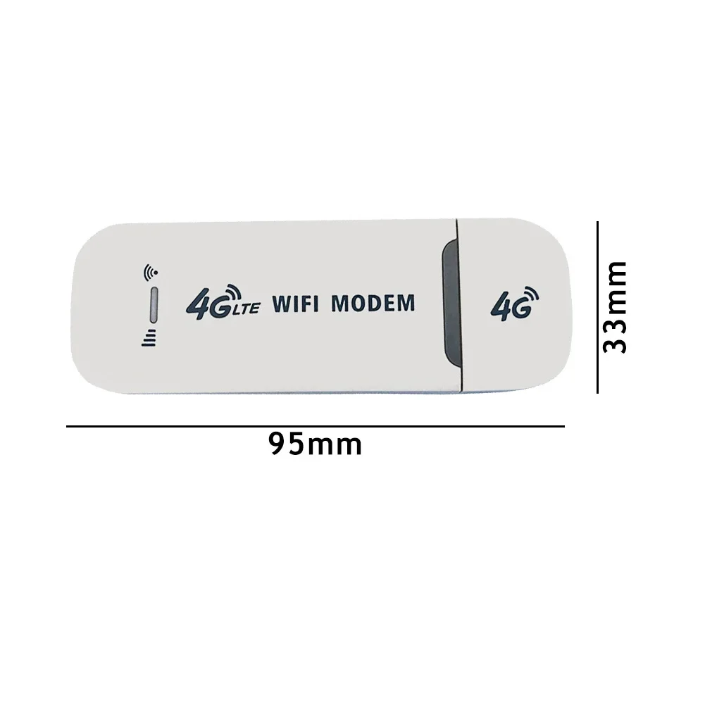 4G LTE USB Modem Dongle 150Mbps Wireless WiFi Mobile Router SIM Card Network Card Pocket WiFi Hotspot Router for Home Office