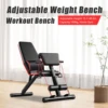Foldable Incline Decline Exercise Workout Bench 2