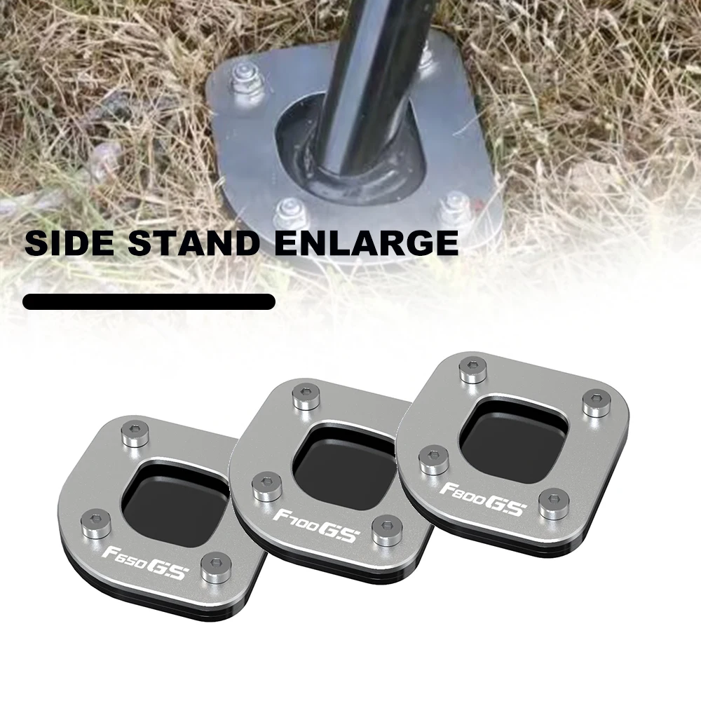 

Motorcycle Side Stand Enlarge Plate Kickstand Extension FOR BMW F800GS F 800 GS F650GS F 650 GS Twin F700GS F 700 GS F800GSA