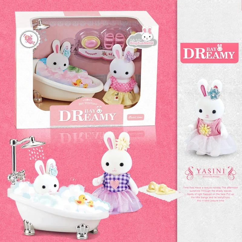 

Forest Family Dollhouse Furniture Miniatures Washing Machine Doll House Accessories Vacuum Cleaner Miniture Christmas Gifts