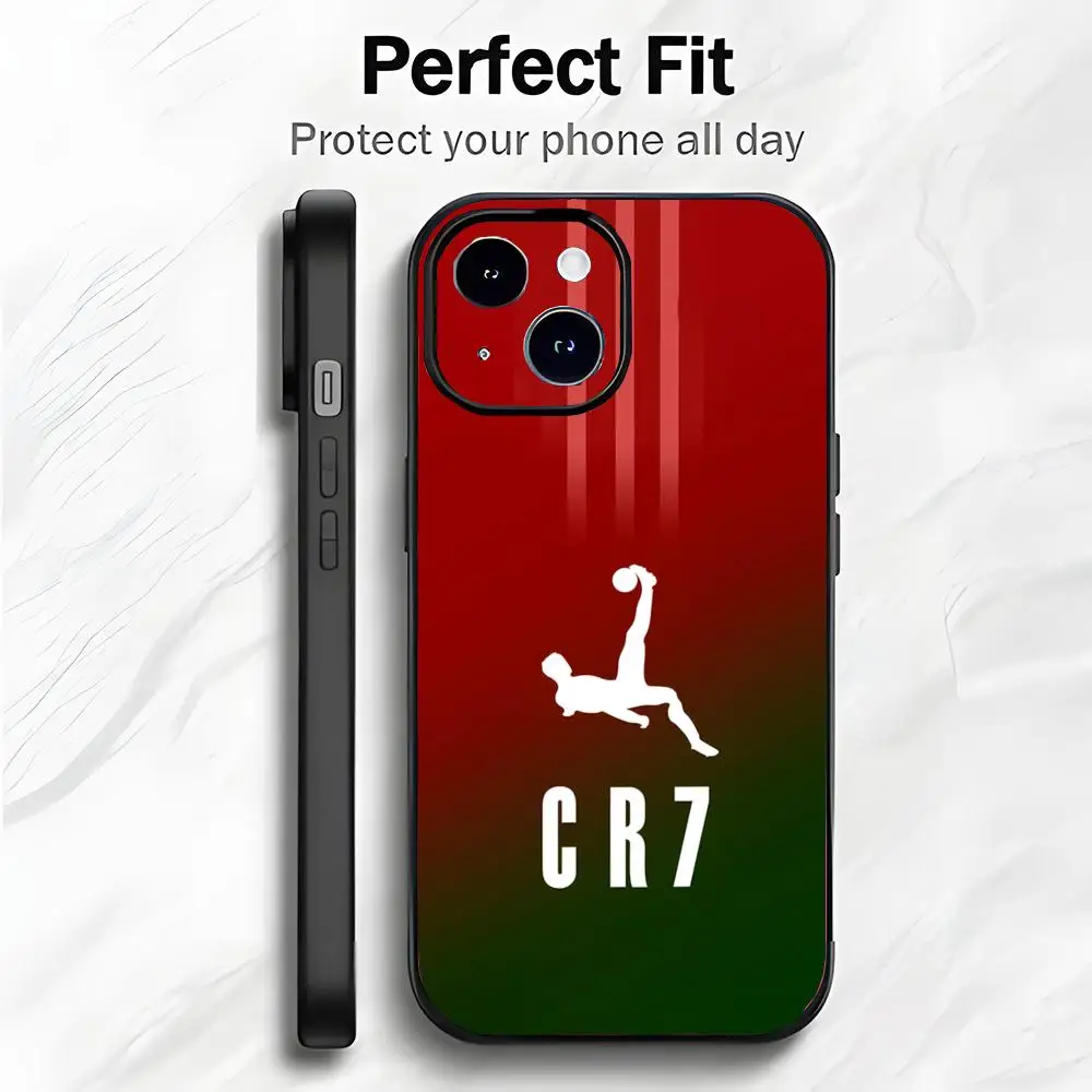 Football Star CR7 Cristiano Ronaldo Soft Phone Case - Lightweight and Durable