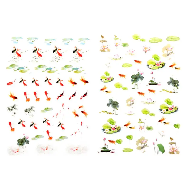 

Goldfish Transparent Resin Stickers Resin Silicone Molds Filling Accessories