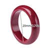 Natural  Mineral Cinnabar Ring Female Fine Red Plain Ring Super Self-discipline Original Stone Ring Male Jewelry 3