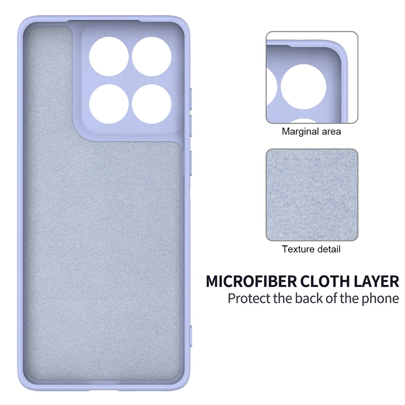 Premium Liquid Silicone Strap Cover with Flocking Interior