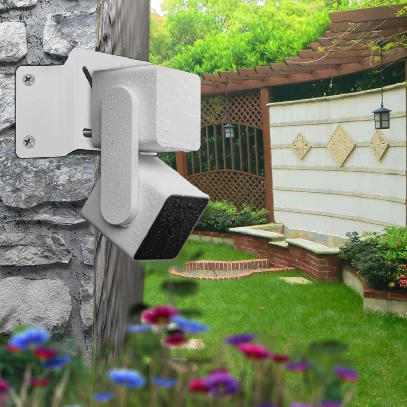 WiTi Soporte De Esquina De Metal Para Eufy SoloCam S340, Amplía El Rango De Visión En 270° En Las Esquinas De La Pared Exterior, Soporte Resistente A La Corrosión Para Cámara PTZ