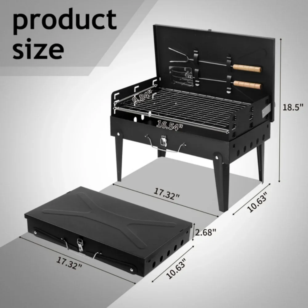 Portable Charcoal Grill 4