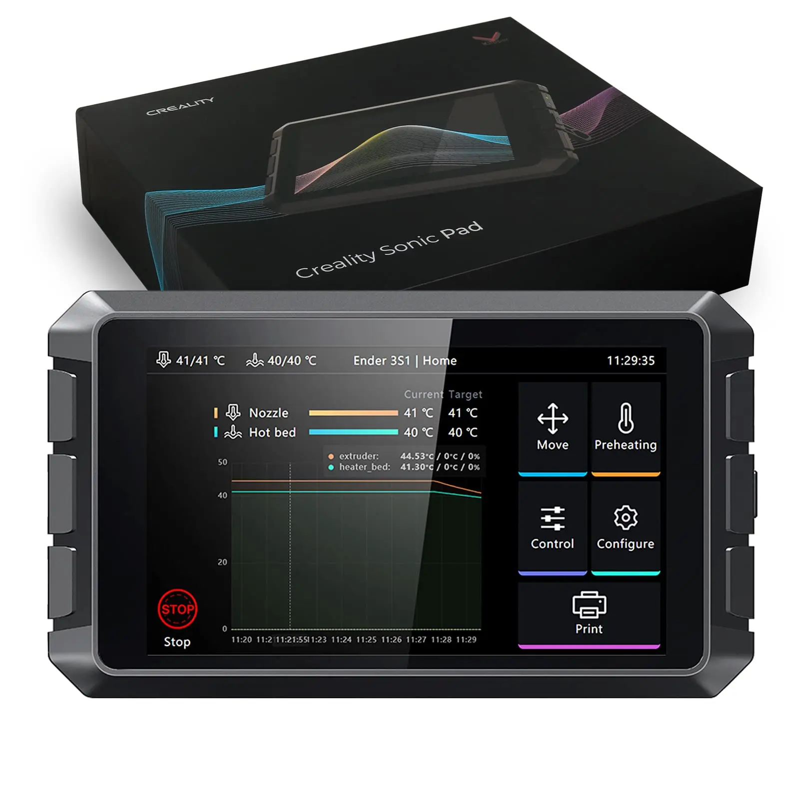 CREALITY 3Dソニックパッド 7インチマルチタッチ 64ビット 3D