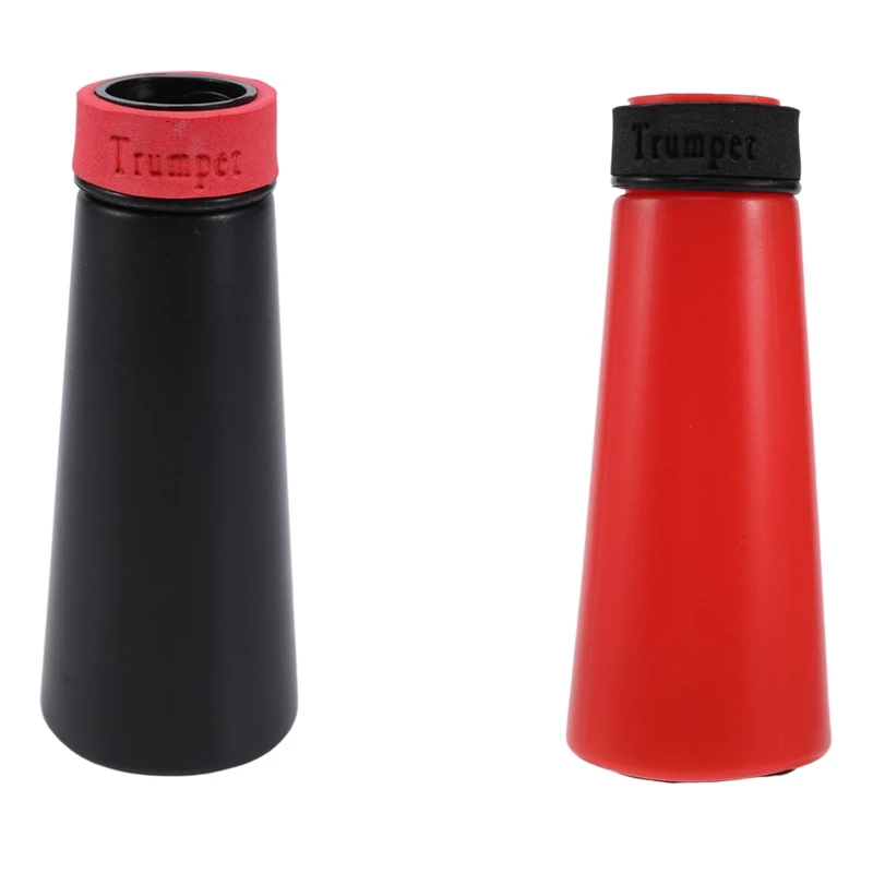 1 PCS For MINI Trumpet Straight Muter Trumpet Mouthpiece Trainer Mute For Beginners Black