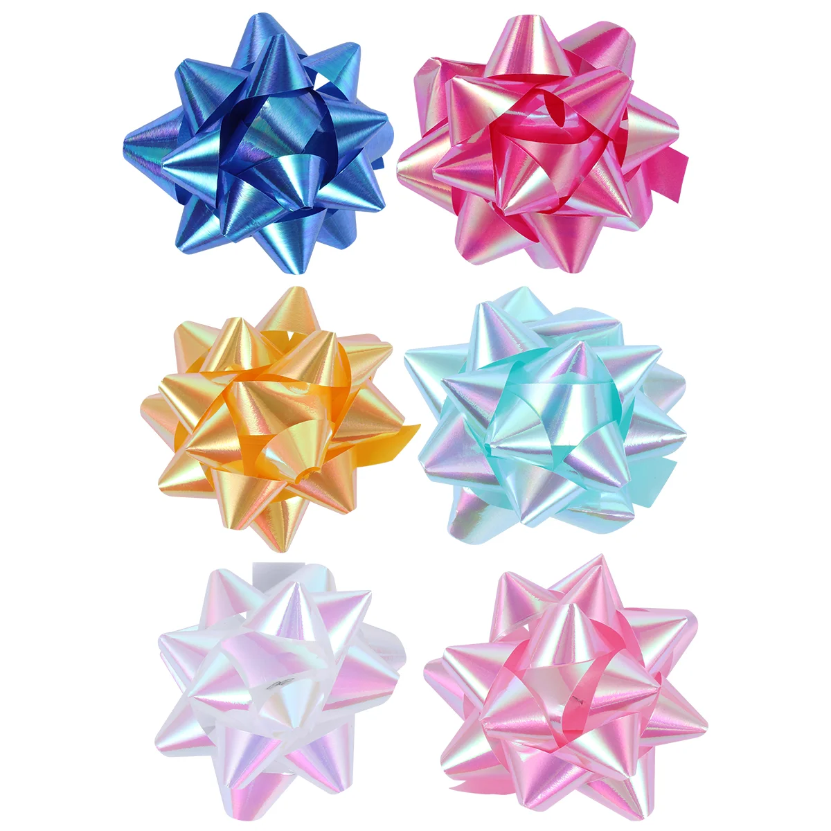 

3inch Pull Bow Gift Ribbons Flower Wrappers For Christmas Wedding Events Birthday Decoration Mixed Color