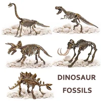 Dinosaur Fossil Excavation Kits Education Archeology Exquisite Jurassic Toy Set Game Action Children Figure Skeleton Model Gift 2