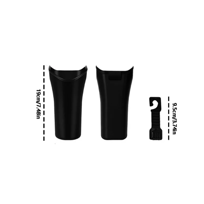 Car Plastic Rubbish Bin Hanging Folding Umbrella Cover Cup Holder Multi-function Storage Bucket Storage Box Car Accessories