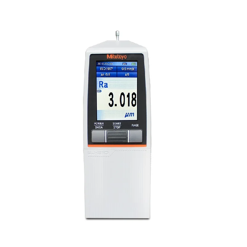 Surftest SJ-210 Portable Digital Surface Roughness Meter Volta 220V Power Electronic 1-Year for Mitutoyo Testing Measurement