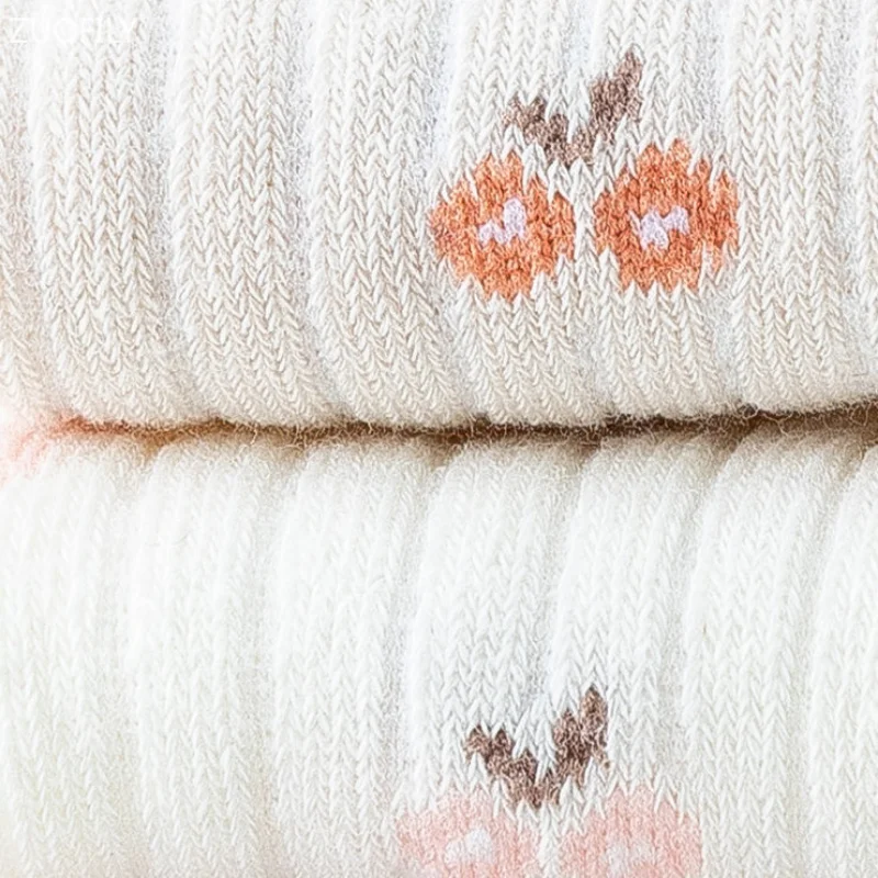 Spring Baby Ruffle Girls Socks Knee High Long Sock Kid Soft Cotton Toddler Print Socks Children Princess Autumn 0-5Yrs cotton socks kids socks baby socks girls socks