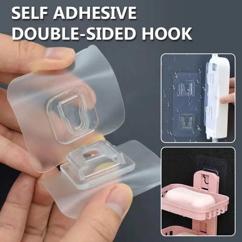 

Reusable Hook Sticker Punch-Free And Non-Marking Snap Hook Wall Adhesive Picture Hook Invisible Traceless Wire Holder Hook Kit