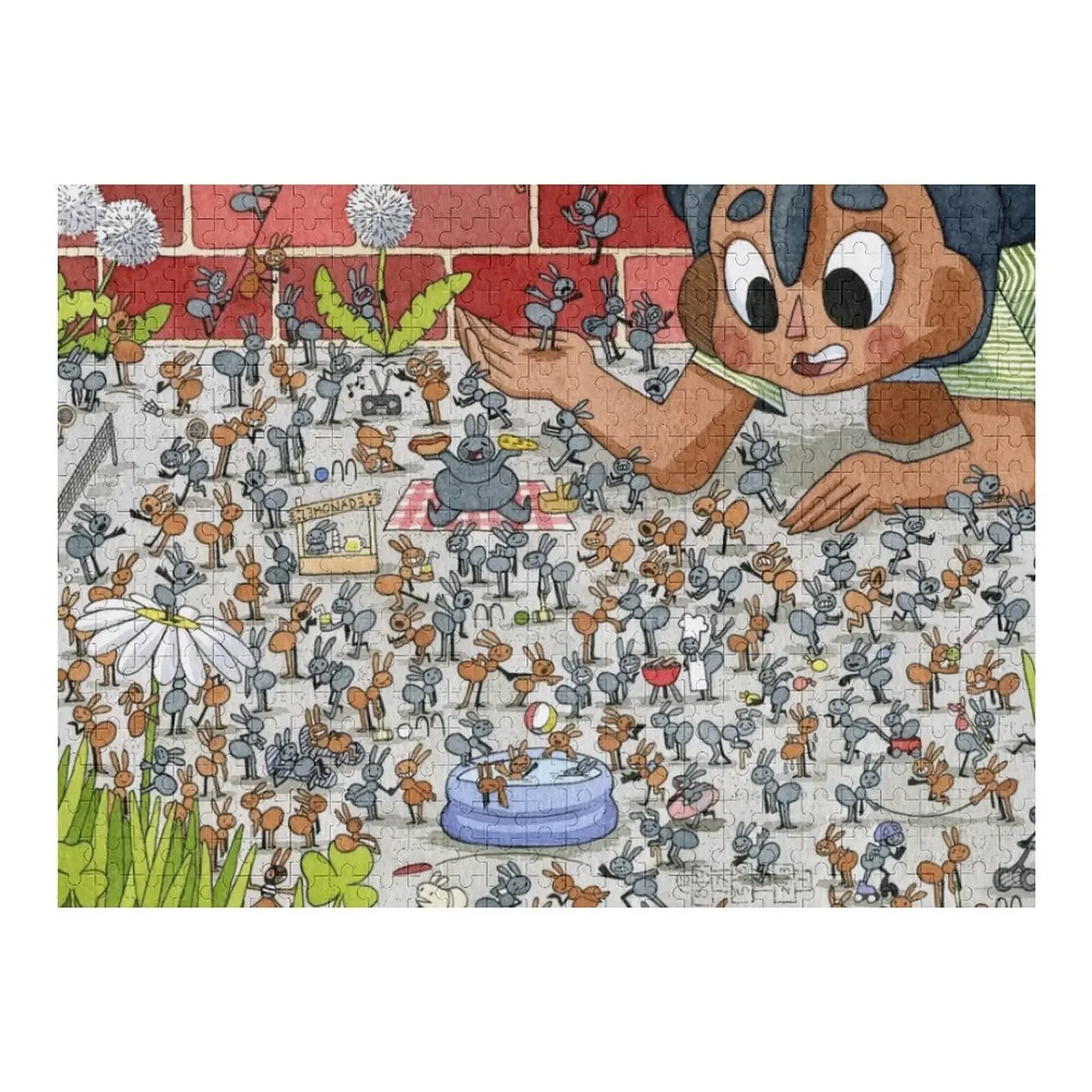 

Ant Yard Jigsaw Puzzle Personalized Gift Ideas Wooden Animal Jigsaw Pieces Adults Puzzle