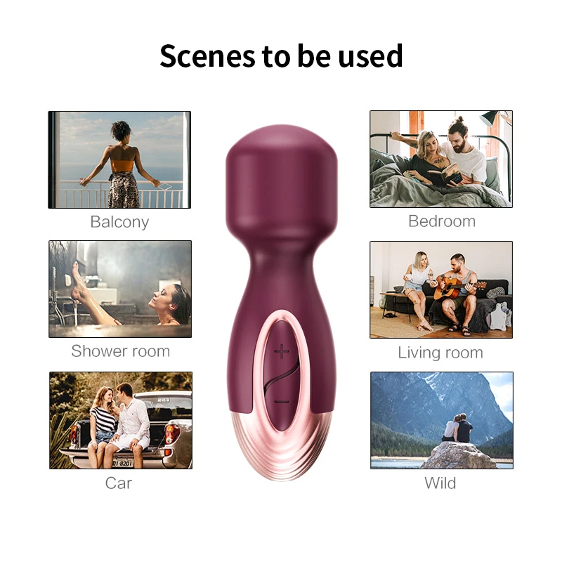 Vibrator G- Strong Spot Shock Massage Stick Super Rechargeable Masturbator Sex Products Fem_voghion.com