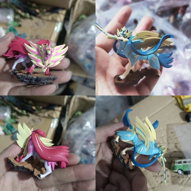 2023 New Pokemon Premium Figure Collection Beautiful Shiny Zamazenta Zacian  Toys Figure 6cm Pvc Anime Gifts Available Stock Gift