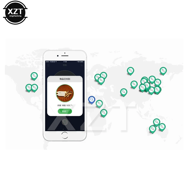 GPS Locator Key Finder Anti Lost Tracker Anti Lose Tracker Item Locator Anti Lost Locator Key Chain Locator Nut Mini Smart key Finder Mini Itag Bluetooth-Compatible Tracker Anti Lost Reminder Finder Pet Wallet Smart Phone