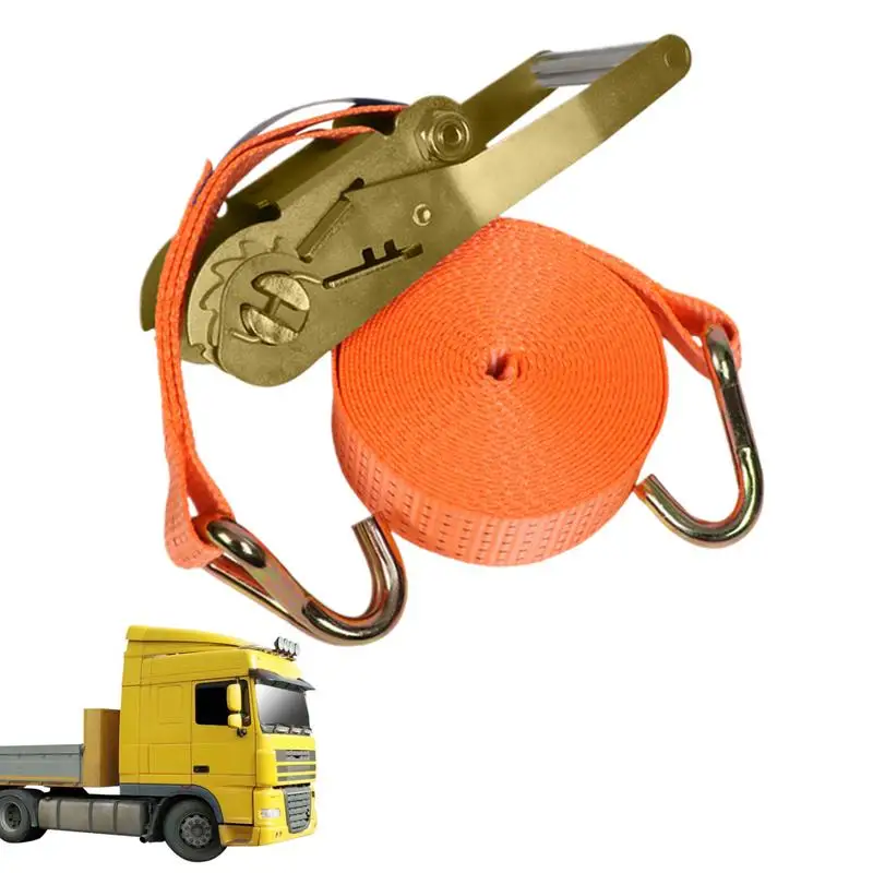 

Тянущиеся ремни для грузовика, износостойкие Храповые ремни 15 м, утолщенные тянущиеся самоблокирующиеся ремни для грузовика