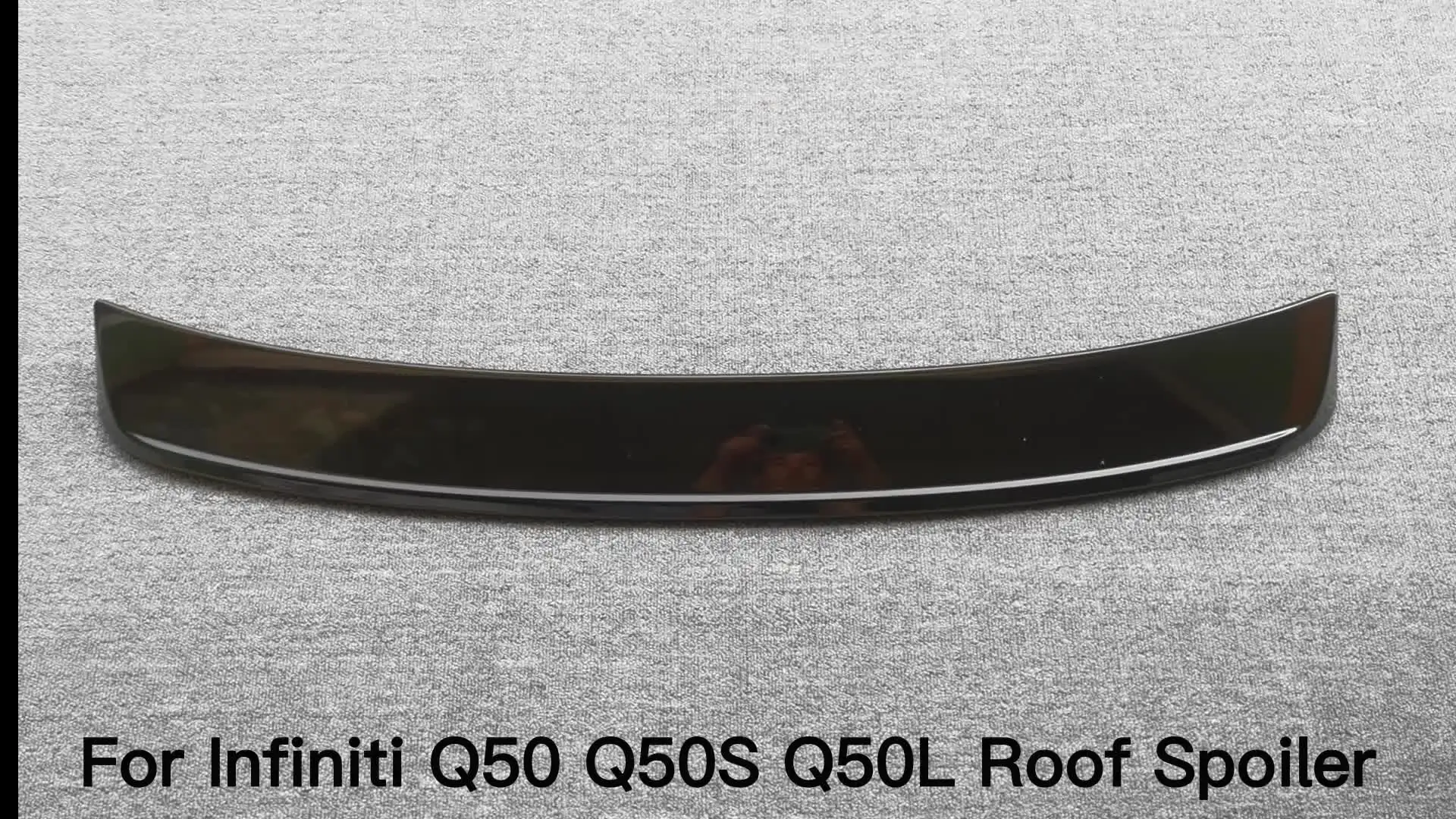 Alerón de techo para ventana trasera, compatible con Infiniti Q50 2014 Alerón de techo para ventana trasera, compatible con Infiniti Q50 2014