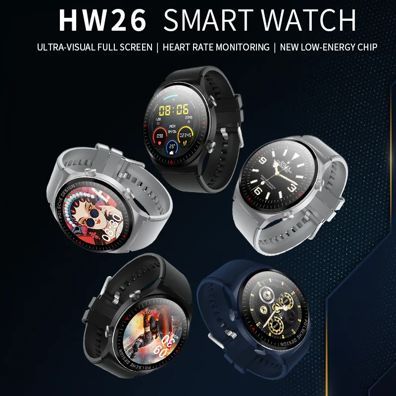 49mm Ʈ ġ HW 26 NFC  ׼   Smartwatch  2.08 & ȭ   ƮϽ  380Mah