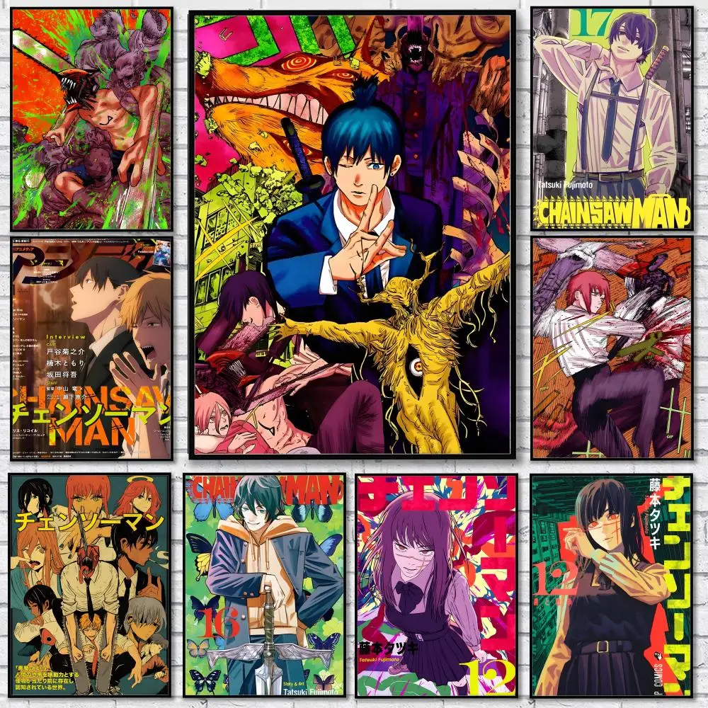 Waterproof HD Anime Art Poster - Self-Adhesive and Fade Resistant Wall Decor