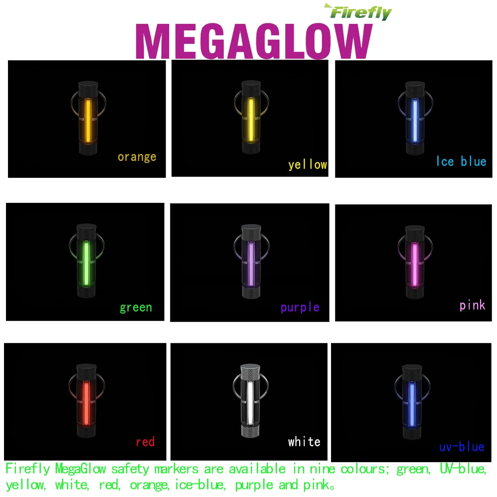 Luminous Lights Lamp keychain Tool Automatic Light Life Saving Emergency Lights For Outdoor Safety and Survival Mega Glow Marker 3