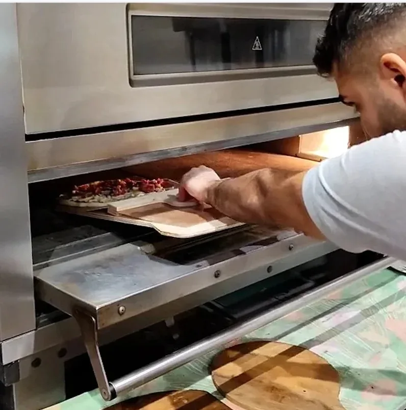 Sliding Pizza Peel-Pala Pizza Scorrevole Shovels kitchens Tools Wooden Handle Transfer Spatula Bread Baking Tools
